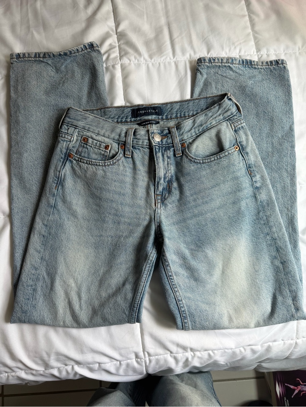 Aeropostale Light Blue Men's Straight Jeans